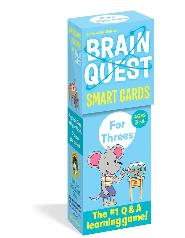 Brain Quest For Threes Ages 3-4