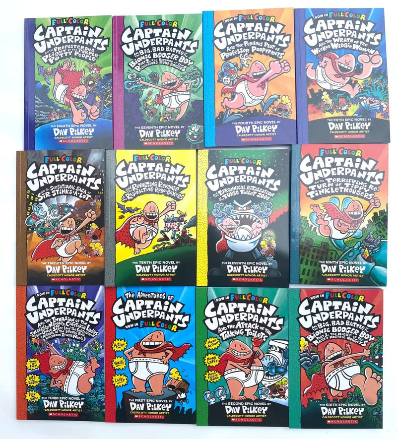 Captain Underpants Full Color 12 Books