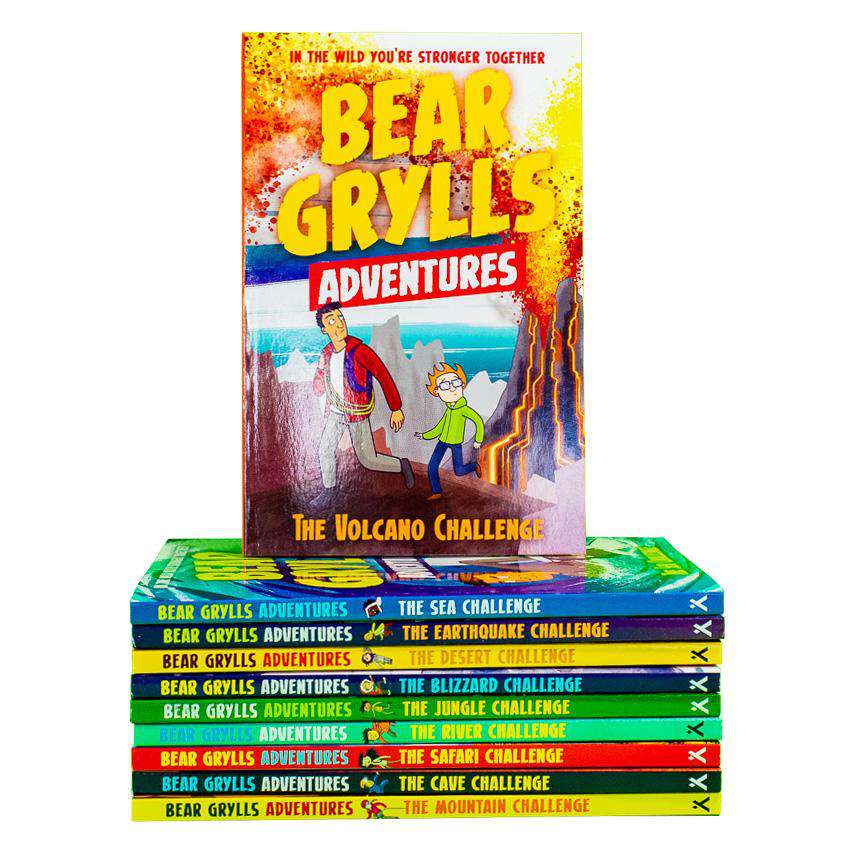 Bear Grylls Adventure Series Mountain Challenge 10 Books Collection Set